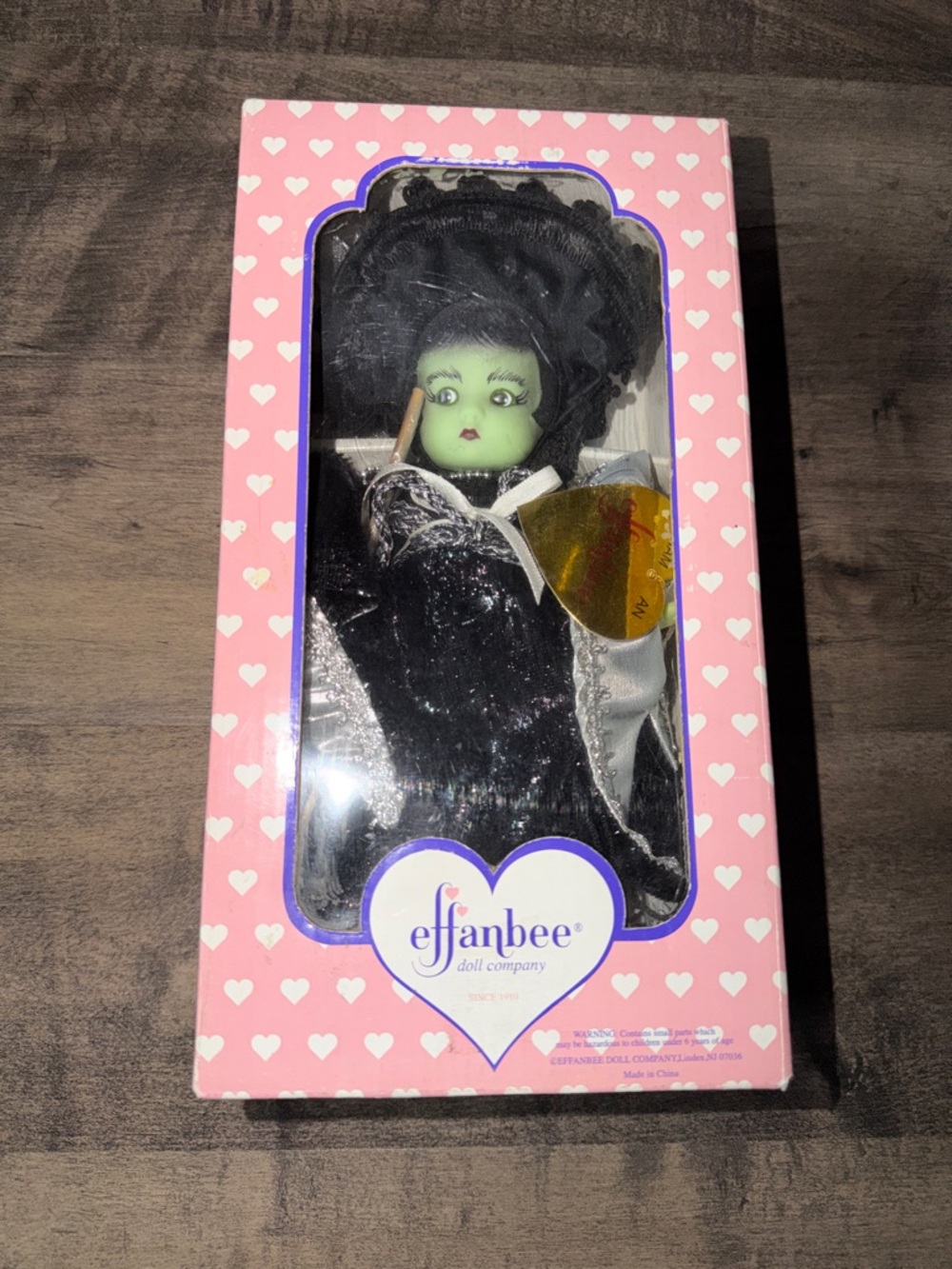 NIB vintage Effanbee Wizard Of Oz Patsyette Wicked Witch doll